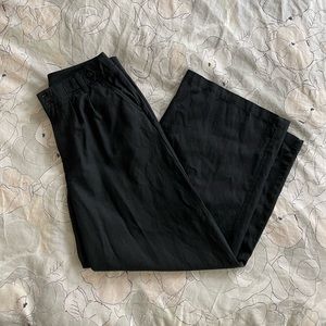 Black Madewell Harlow Wide-Leg Pants